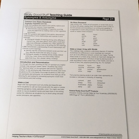 Foundational Skills Flip Chart - 1 flip chart - Picture 9 of 12